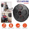 Music Boxing Machine Electronic Wall Target Punching Pad LED Lighted Sandbag Boxing Training Machine Exercise Equipment with Half Finger Adult Boxing