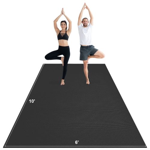 VEVOR Exercise Mat, Non Slip High Density Premium Yoga Mat, Exercise Yoga Mat for Men Women, Fitness & Exercise Mat with Bag & Carry Strap