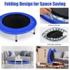 38 Inch Mini Folding Trampoline Portable Recreational Fitness Rebounder