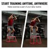 VEVOR Plyometric Jump Box, 12 Inch Plyo Box, Steel Plyometric Platform and Jumping Agility Box