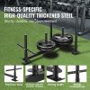VEVOR Weight Training Sled, Pull Push Power Sled with Handle, Fitness Strength Resistance Training