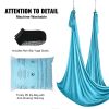 VEVOR Aerial Silk & Yoga Swing, 11 Yards, Aerial Yoga Hammock Kit with 100gsm Nylon Fabric, Full Rigging Hardware & Easy Set-up Guide