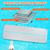 VEVOR Gymnastics Air Mat, 4 inch Thickness Inflatable Gymnastics Tumbling Mat, Tumble Track with Electric Pump