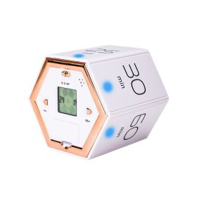 Learning Self-discipline Time Reminder Fitness Exercise Timing Gadegts 15 Seconds Long Prompt Timer (Color: White, Ships From: China)